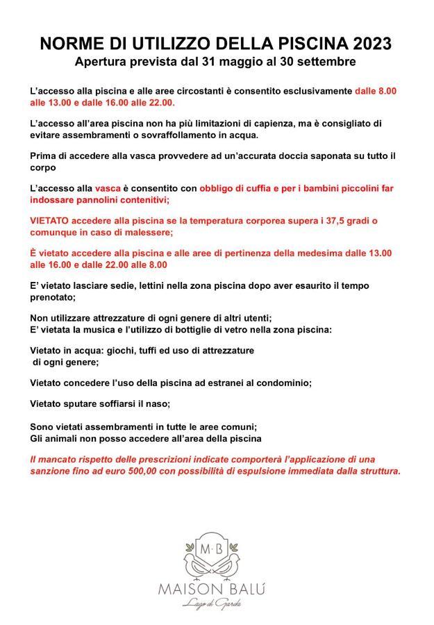 Maison Balu Villa Torri Del Benaco Exteriör bild